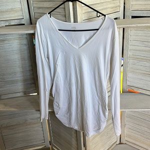White Old Navy Maternity Large Long Sleeve Top